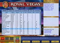Royal Vegas Poker Lobby