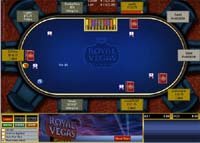 Royal Vegas Poker Table